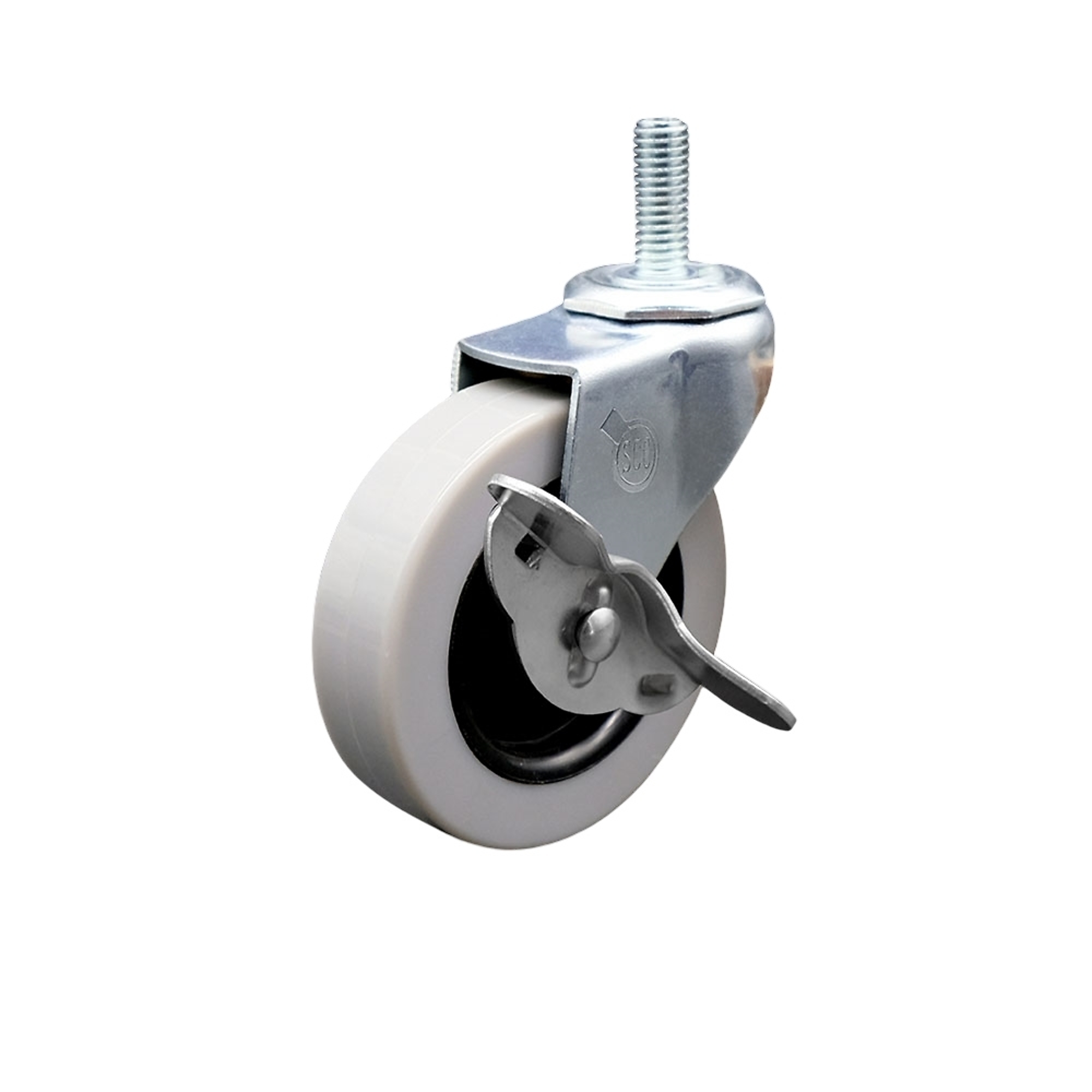 Service Caster, 3in. Stem Caster, Wheel Diameter 3 in, Caster Type Swivel, Package (qty.) 1, Model# SCC-TS05S310-TPUS-SLB-381610